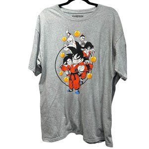 Dragon Ball Bird Studio Toei Animation Grey T-shirt Sz. XL
